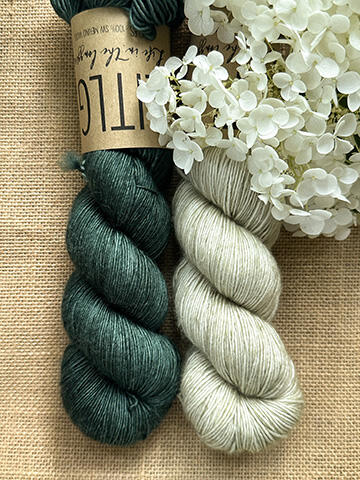 Secret Garden Garden Sisters' Brioche yarn kit